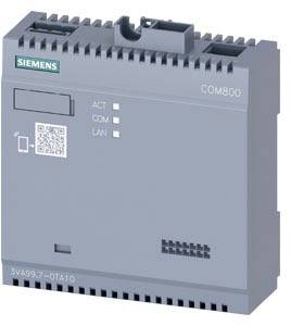 Graues Siemens COM800 Modul mit QR-Code und Statusanzeigen für ACT, COM und LAN.