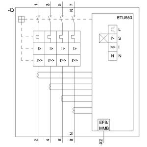 Siemens 3VA6115-8JP41-2AA0 Leistungsschalter 1 St. Einstellbereich (Strom): 60 - 150 A Schaltspannung (max.): 600 V/AC (B x H x T) 140 x 198 x 86 mm