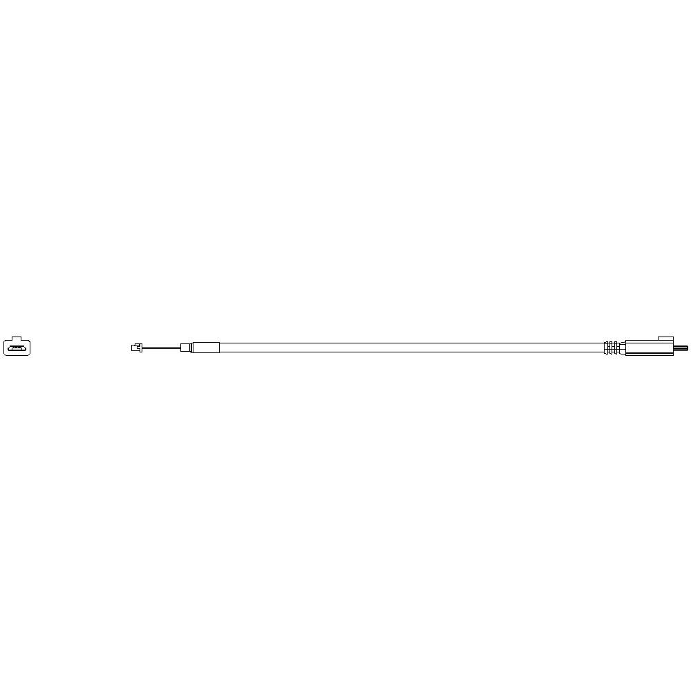 Ein koaxiales Jumper-Kabel, 0.5 m lang, SMA-Stecker auf SMA-Steckerbuchse, verwendet in Hochfrequenzanwendungen wie WLAN-Signale.