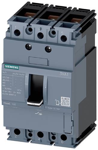 Siemens 3VA1163-5ED32-0AA0 Leistungsschalter 1 St. Einstellbereich (Strom): 63 - 63 A Schaltspannun