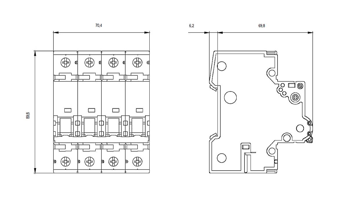 Siemens 5SY74138 5SY7413-8 Leitungsschutzschalter 13A 230 V, 400V