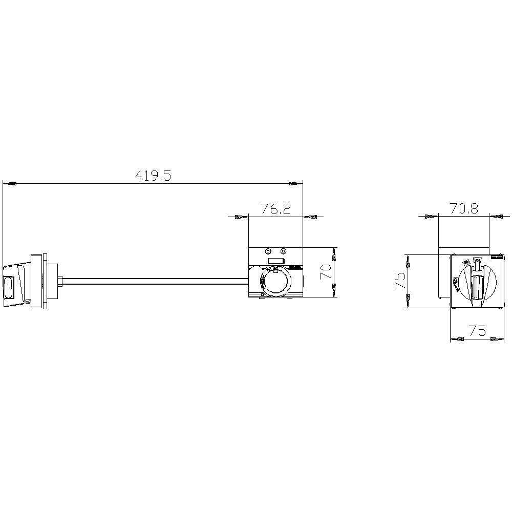 Siemens 3VA9157-0PK11 Leistungsschalterzubehör 1St.