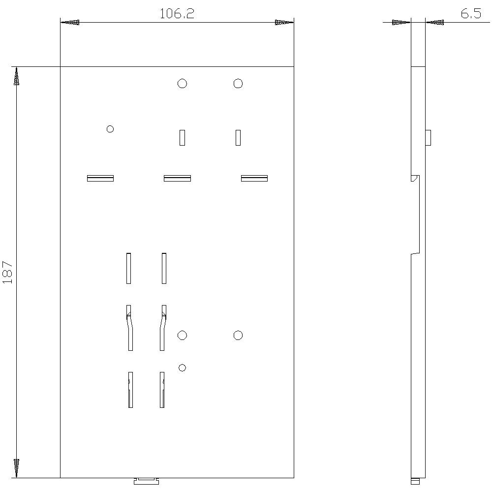 Siemens 3VA9187-0SH20 Adapter 1St.