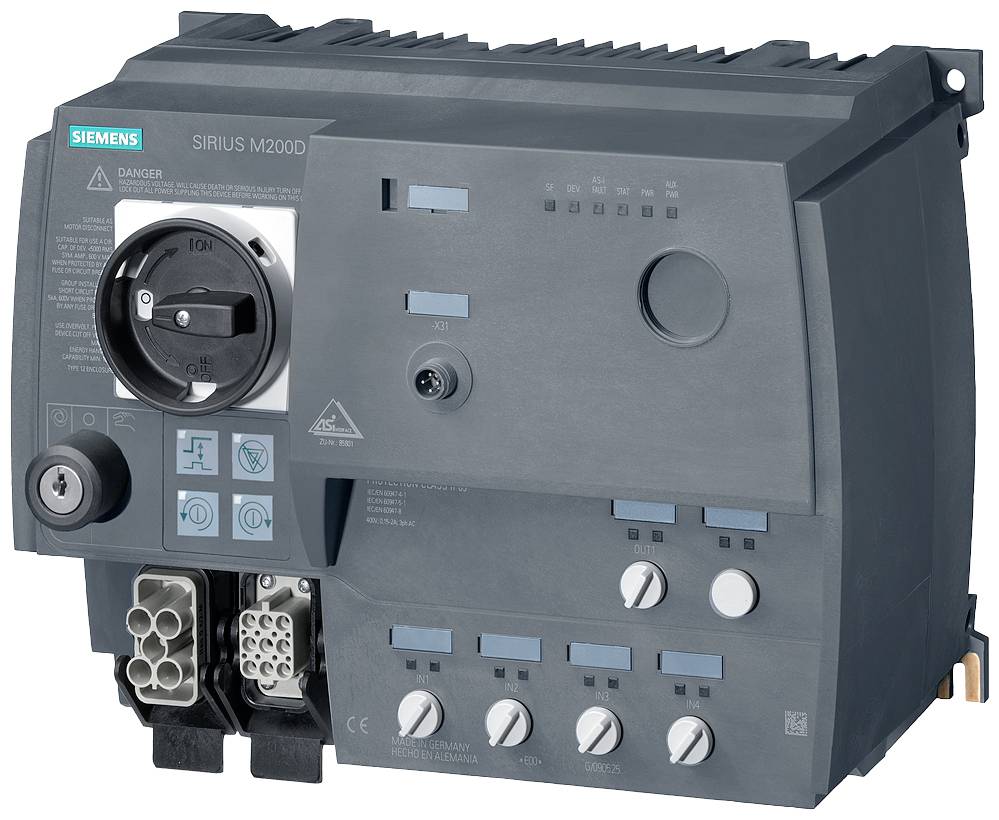 Siemens 3RK1325-6KS71-3AA3 3RK13256KS713AA3 Motorstarter Motorleistung bei 400V 0.75kW 400V Nennstrom 2A