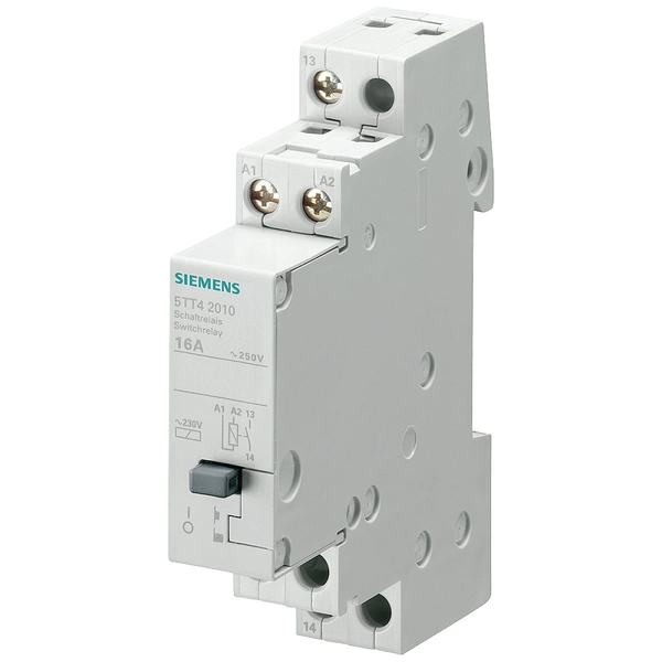 Siemens 5TT4201-0 Schaltrelais Nennspannung: 250V Schaltstrom (max.): 16A 1 Schließer 1St. Siemens 5TT4201-0 Schaltrelais Nennspannung: 250V Schaltstrom (max.): 16A 1 Schließer 1St.
