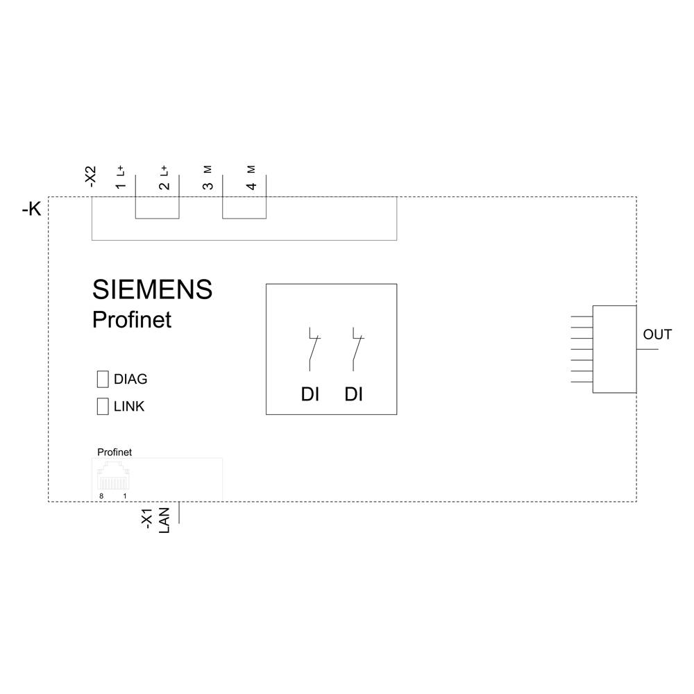 Siemens 3SU14001LK101AA1 3SU1400-1LK10-1AA1 Interface IP20 1St.