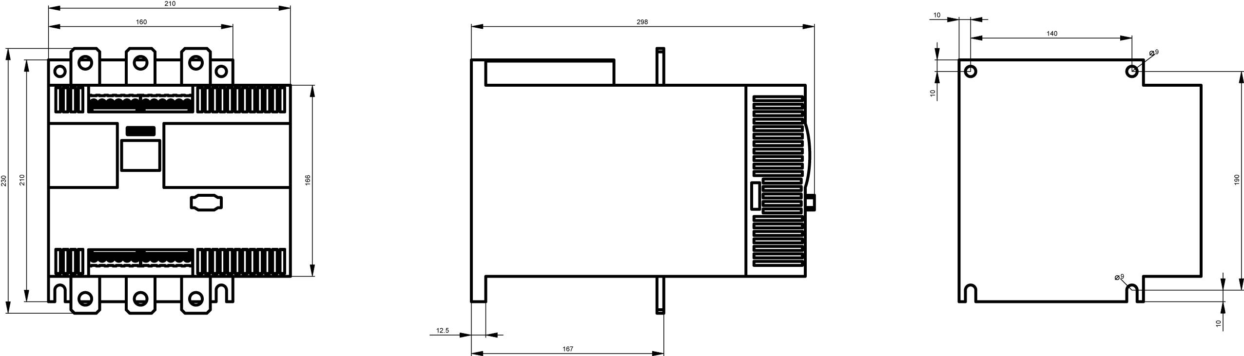 Siemens 3RW4445-6BC44 3RW44456BC44 Sanftstarter Motorleistung bei 400V 160kW 460V Nennstrom 313A
