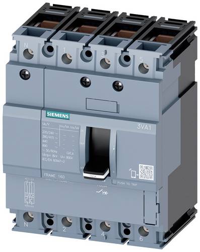 Siemens 3VA1116-5FD46-0AA0 Leistungsschalter 1 St. Einstellbereich (Strom): 160 - 160 A Schaltspann