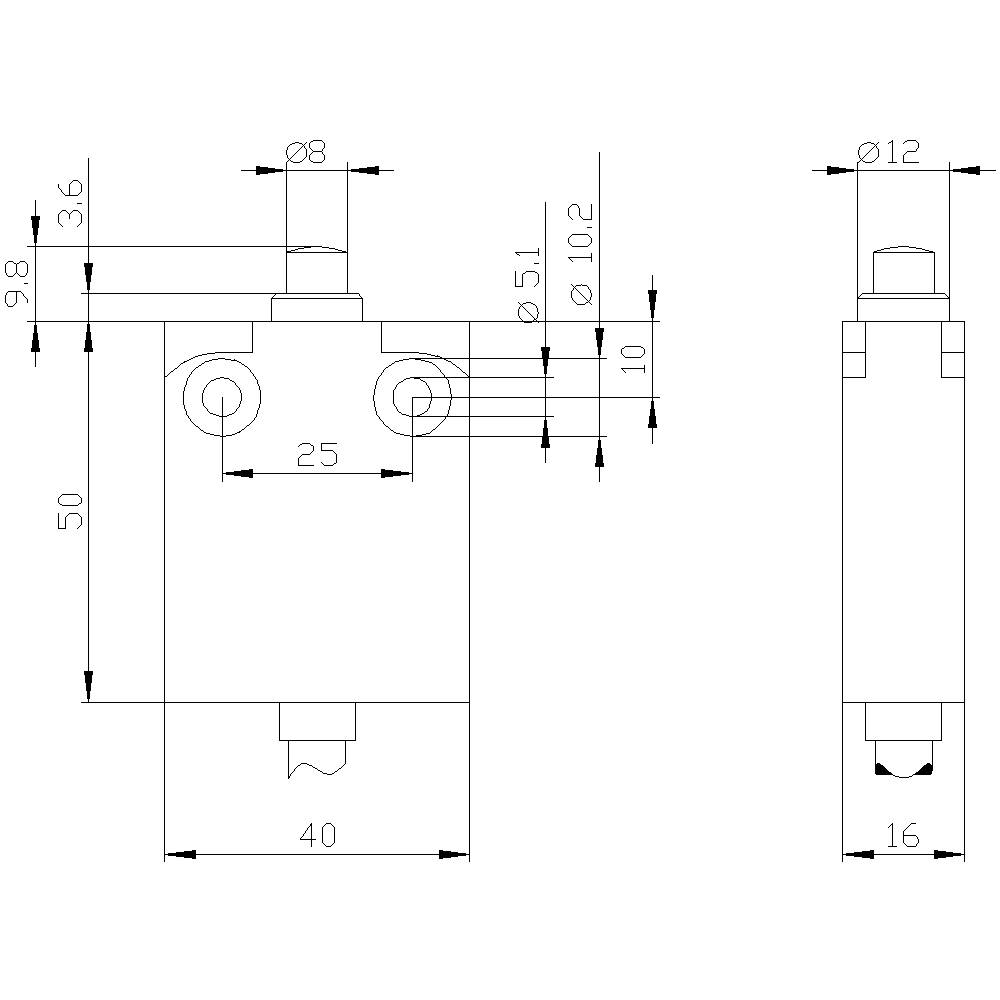 Siemens 3SE54230CC201EA2 3SE5423-0CC20-1EA2 Positionsschalter 240V 6A IP67 1St.