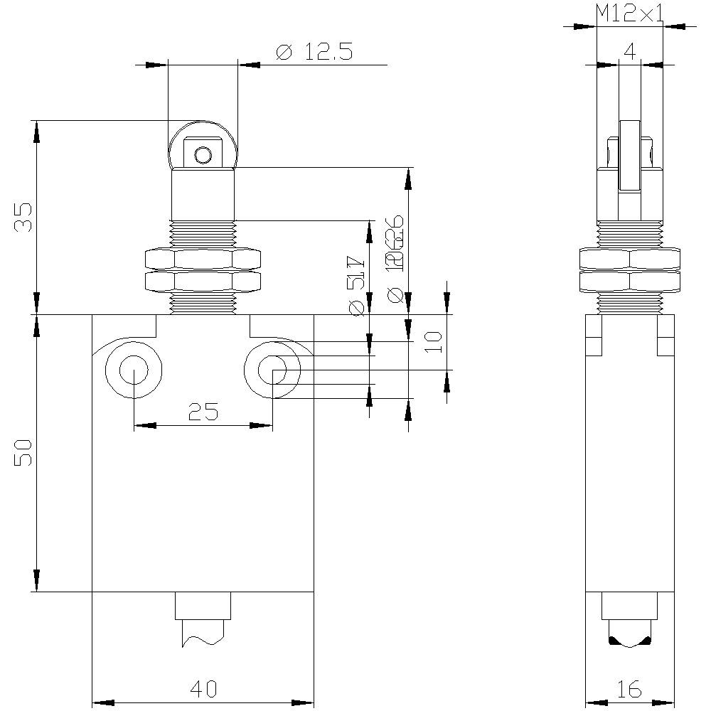 Siemens 3SE54230CD211EA2 3SE5423-0CD21-1EA2 Positionsschalter 240V 6A IP67 1St.