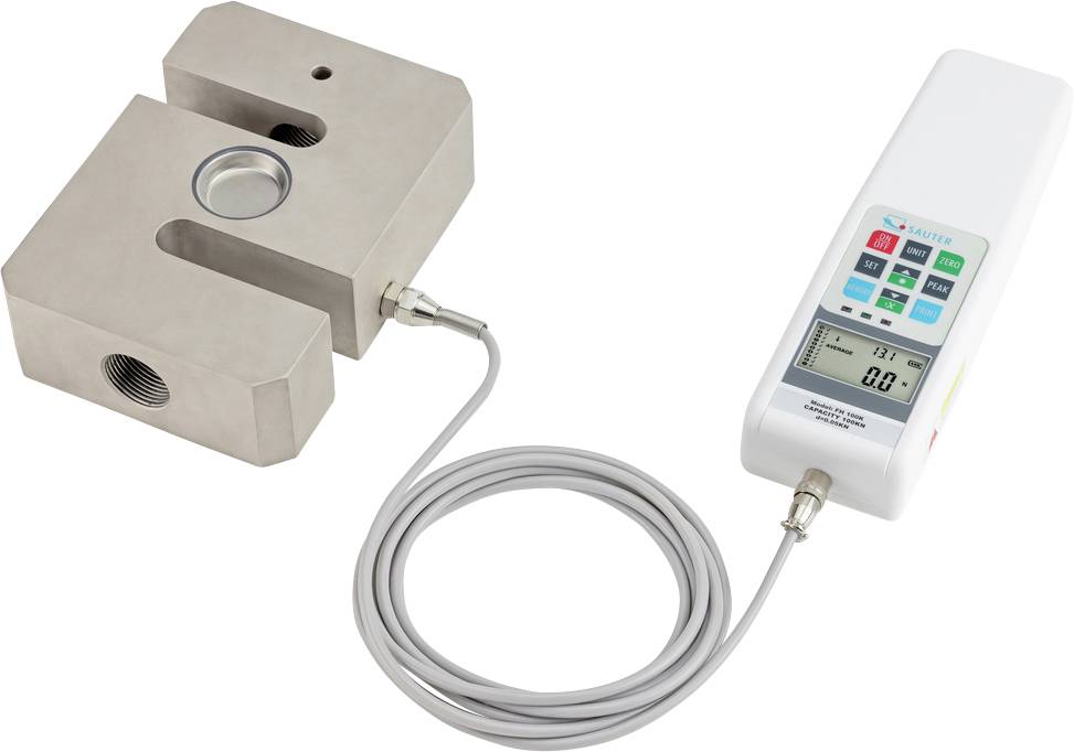 Sauter FH 100K Kraftmessgerät 100000 N (max.) Werksstandard (ohne Zertifikat)