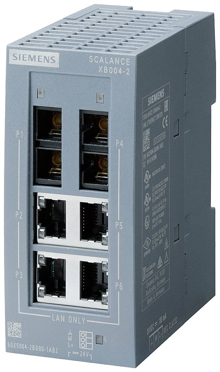 Siemens 6GK5004-2BD00-1AB2 Industrial Ethernet Switch 10 / 100MBit/s