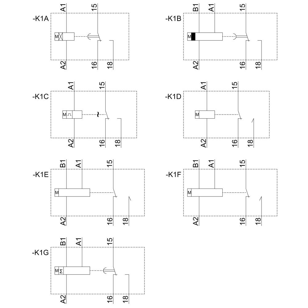 Siemens 7PV15081AW30 7PV1508-1AW30 Zeitrelais 1 St.