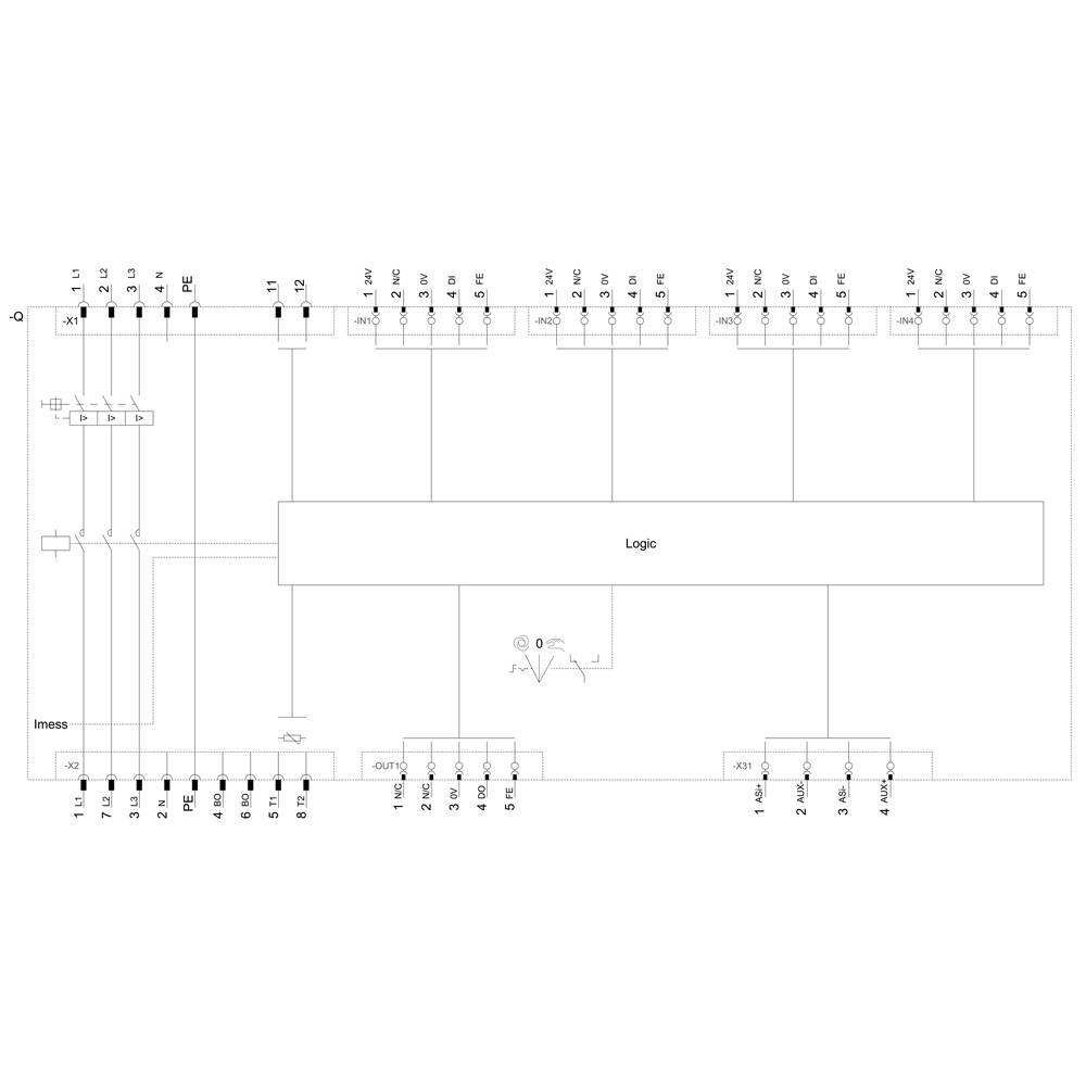 Siemens 3RK1315-6KS41-2AA0 3RK13156KS412AA0 Motorstarter Motorleistung bei 400V 0.75kW 400V Nennstrom 2A