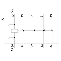 Siemens 3RH2122-2BB40 Hilfsschütz 1 St. Siemens 3RH2122-2BB40 Hilfsschütz 1 St.