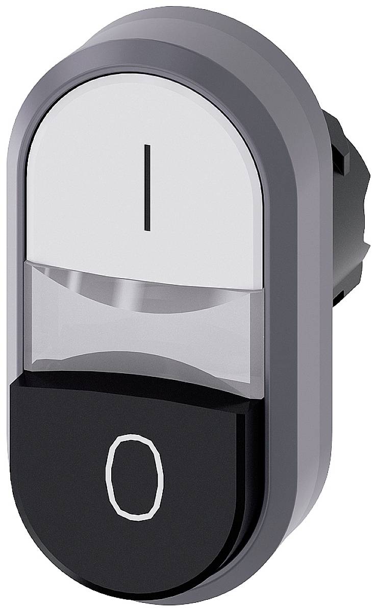 Siemens 3SU10313BB610AK0 3SU1031-3BB61-0AK0 Doppeldrucktaster (B x H) 29.9 mm x 57.9 mm IP66, IP67, IP69/IP69K 1 St.