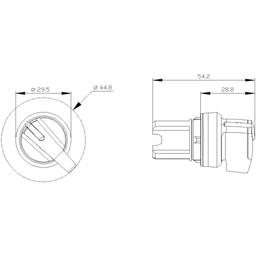 Siemens 3SU10322CF100AA0 3SU1032-2CF10-0AA0 Knebelschalter Knebel Schwarz 1 x 90 ° 1 St. Siemens 3SU10322CF100AA0 3SU1032-2CF10-0AA0 Knebelschalter Knebel Schwarz 1 x 90 ° 1 St.