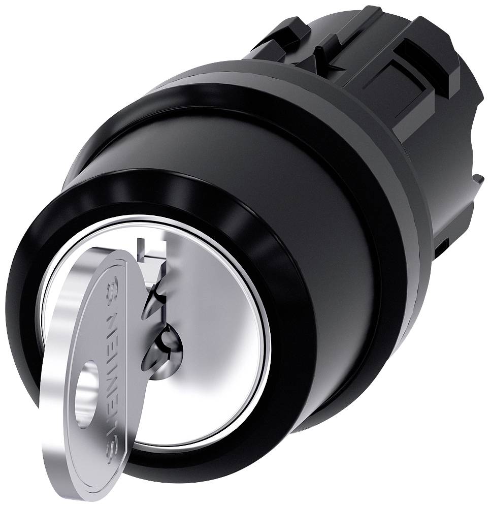 Siemens 3SU10004CL010AA0 3SU1000-4CL01-0AA0 Schlüsselschalter 2 x 45° IP66, IP67, IP69/IP69K 1St.