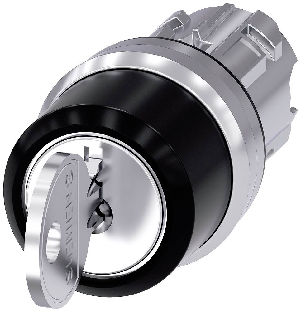 Siemens 3SU10504BP010AA0 3SU1050-4BP01-0AA0 Schlüsselschalter 2 x 45° IP66, IP67, IP69/IP69K 1St.