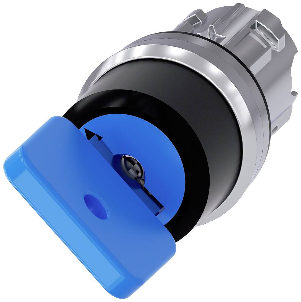 Siemens 3SU10504GF210AA0 3SU1050-4GF21-0AA0 Schlüsselschalter 1 x 90° IP66, IP67, IP69/IP69K 1St.