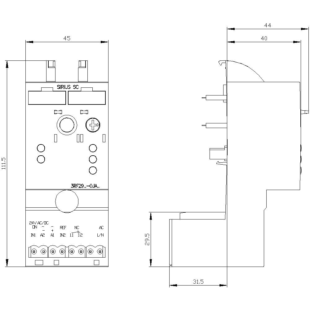 Siemens Heizstromüberwachung 1 St. 3RF2916-0JA13-1KK0