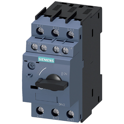 Siemens 3RV2411-1BA15 Circuit breaker 1 pc(s) 1 breaker, 1 maker Adjustment range (amperage): 1.4 - 2 A Switching voltage (max.)