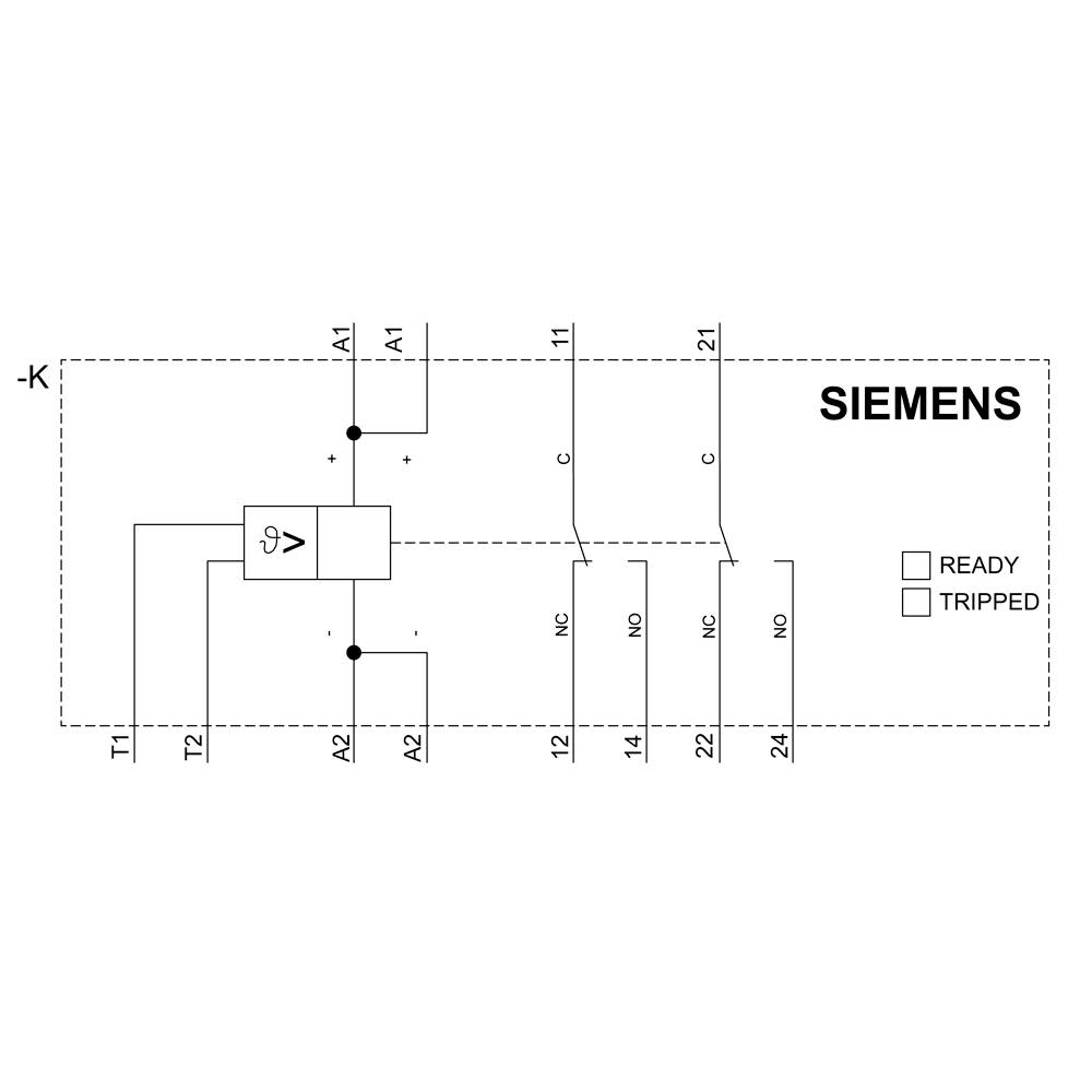 Siemens Thermistor-Motorschutzrelais 2 Wechsler 1 St. 3RN2010-1BA30