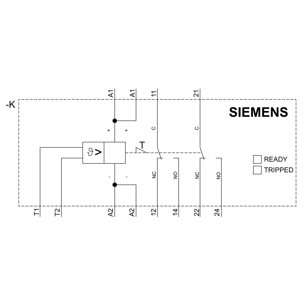 Siemens Thermistor-Motorschutzrelais 2 Wechsler 1 St. 3RN2011-1BW30