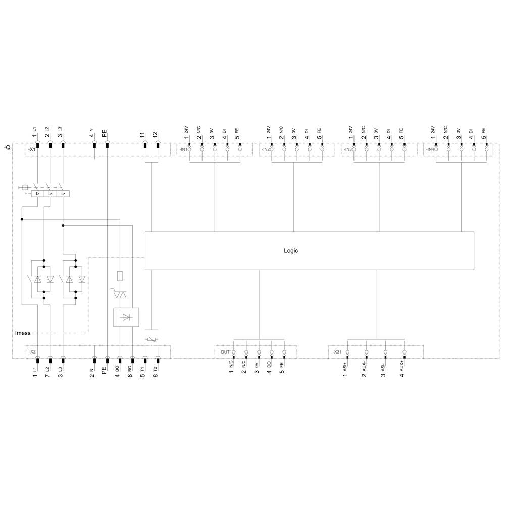 Siemens 3RK1325-6LS71-0AA5 3RK13256LS710AA5 Motorstarter Motorleistung bei 400V 5.5kW 400V Nennstrom 12A