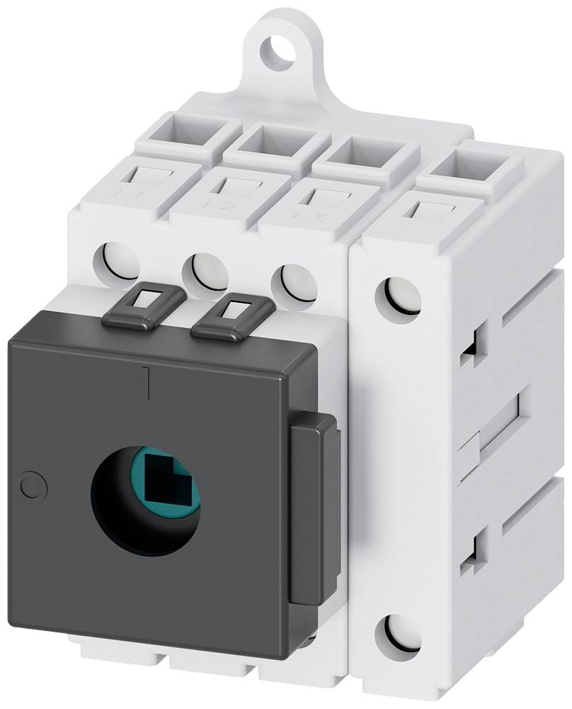 Ein weiß-grauer elektrischer Schalter mit schwarzem Display und mehreren Anschlussklemmen oben. Hauptbestandteil eines Steuerungssystems.