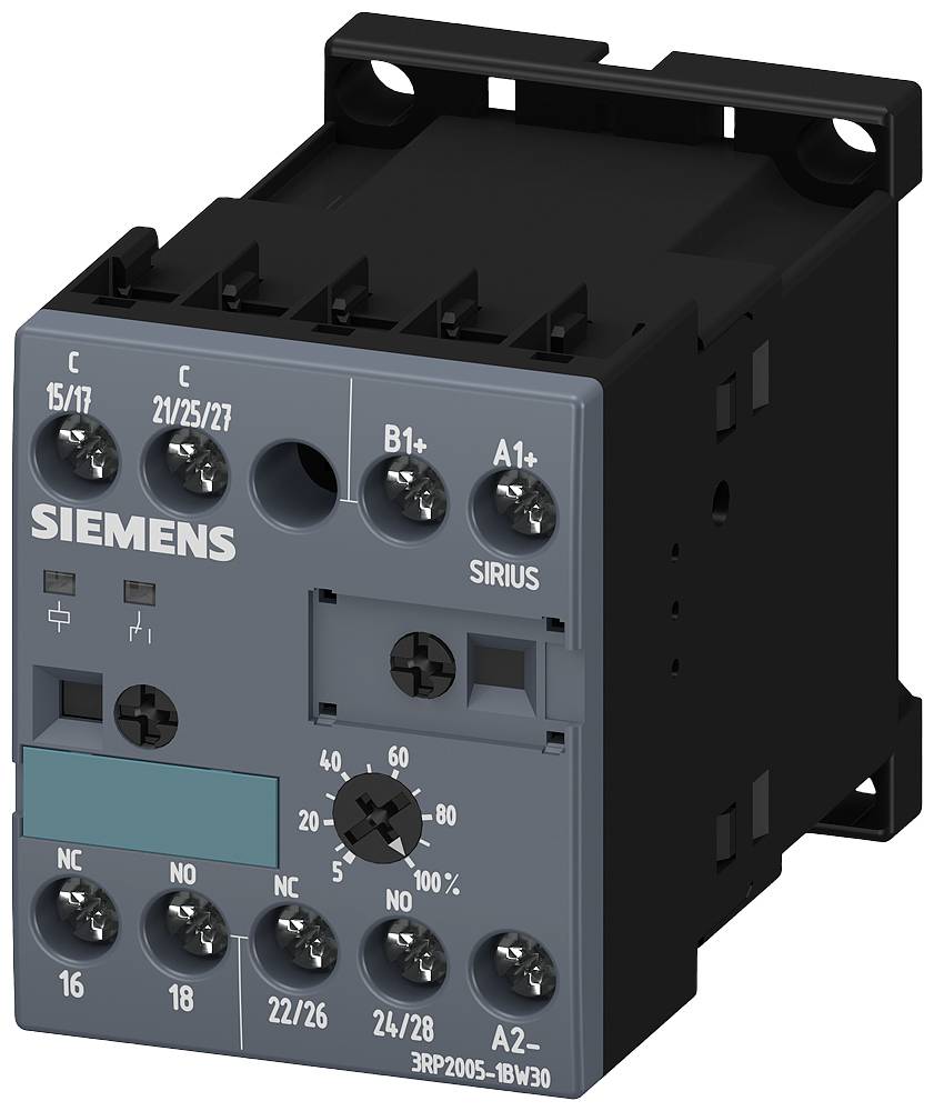 Siemens 3RP20051BW30 3RP2005-1BW30 Zeitrelais 1St.
