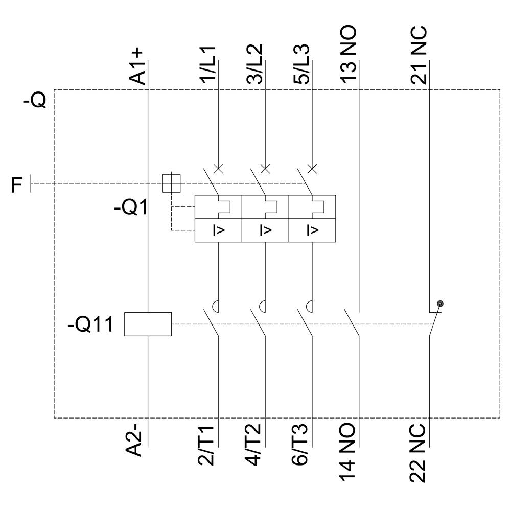 Siemens 3RA2120-1KD24-0BB4 3RA21201KD240BB4 Verbraucherabzweig Motorleistung bei 400V 5.5kW 690V Nennstrom 11.5A