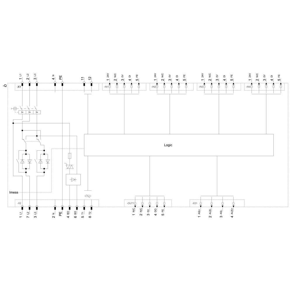 Siemens 3RK1325-6LS71-1AA5 3RK13256LS711AA5 Motorstarter Motorleistung bei 400V 5.5kW 400V Nennstrom 12A