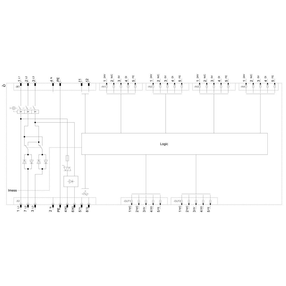 Siemens 3RK1395-6KS71-1AD5 3RK13956KS711AD5 Motorstarter Motorleistung bei 400V 0.75kW 400V Nennstrom 2A
