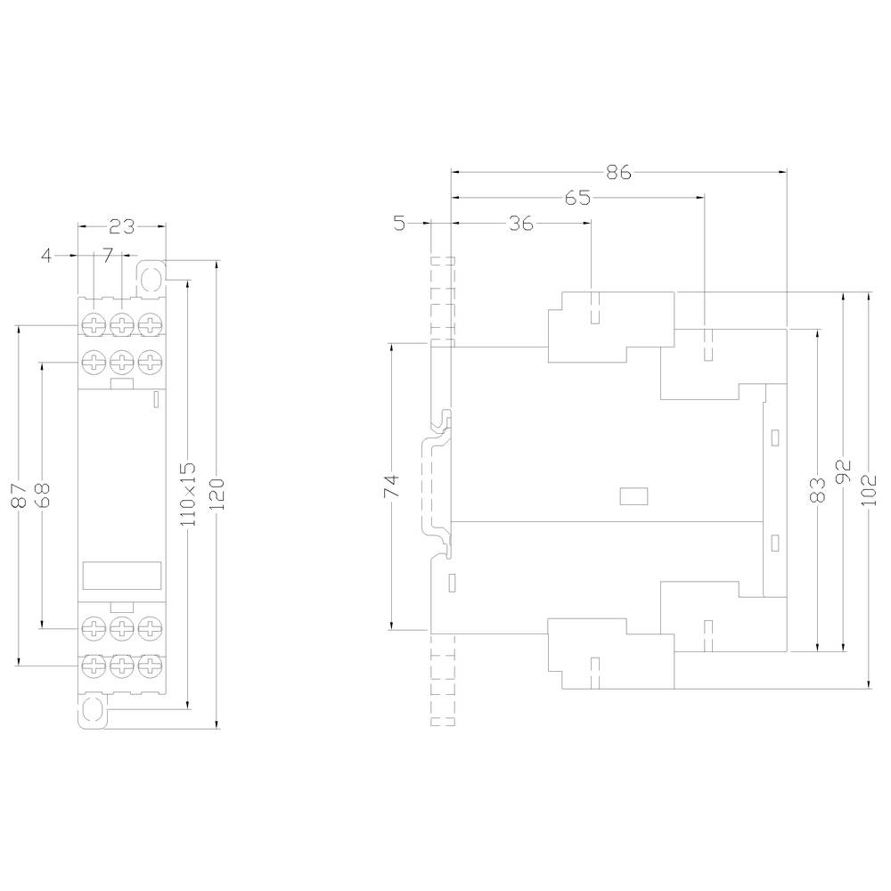Siemens 3RS1800-1HW01 Koppelrelais 3 Wechsler 1 St.