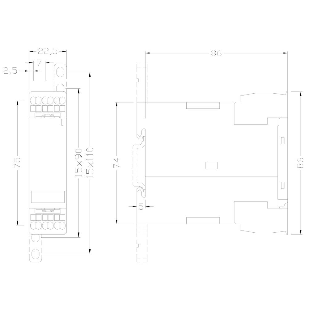 Siemens 3RS1800-2AP00 Koppelrelais 1 Wechsler 1 St.