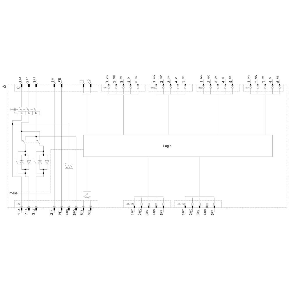 Siemens 3RK1395-6LS71-1AD3 3RK13956LS711AD3 Motorstarter Motorleistung bei 400V 5.5kW 400V Nennstrom 12A