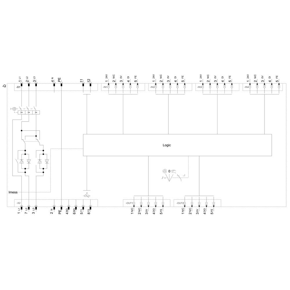 Siemens 3RK1395-6LS71-3AD0 3RK13956LS713AD0 Motorstarter Motorleistung bei 400V 5.5kW 400V Nennstrom 12A