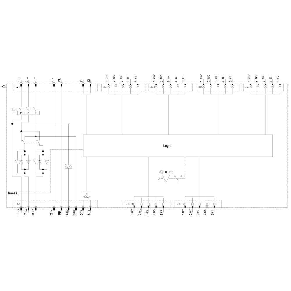Siemens 3RK1395-6LS71-3AD3 3RK13956LS713AD3 Motorstarter Motorleistung bei 400V 5.5kW 400V Nennstrom 12A