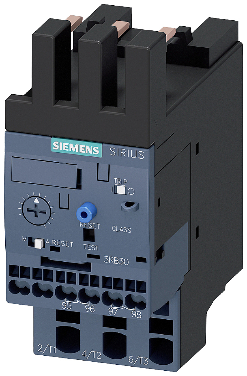Siemens Überlastrelais 1 Schließer, 1 Öffner 3RB3026-2SE0 1St.