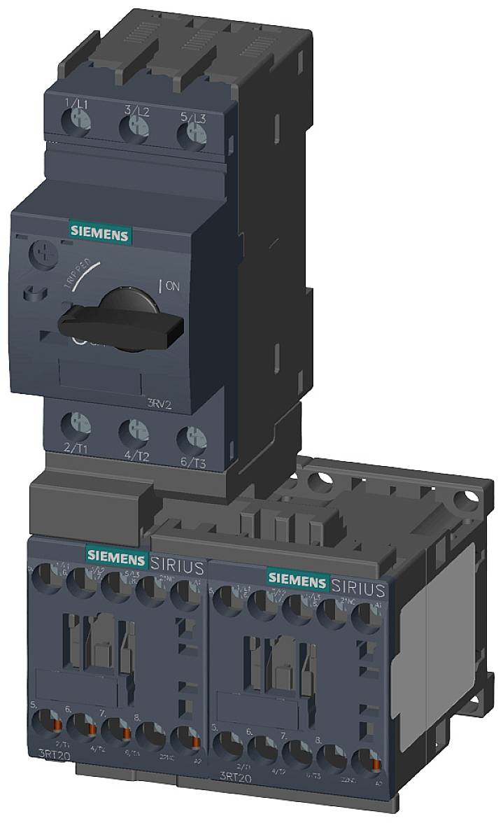 Siemens 3RA2210-1EA15-2AP0 3RA22101EA152AP0 Verbraucherabzweig Motorleistung bei 400V 1.5kW 690V Nennstrom 3.6A