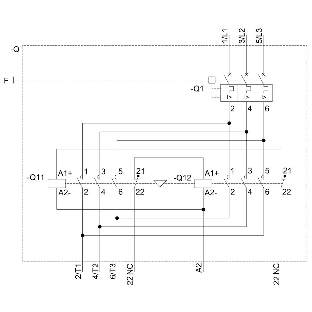 Siemens 3RA2210-1JD16-2BB4 3RA22101JD162BB4 Verbraucherabzweig Motorleistung bei 400V 0.4kW 690V Nennstrom 8.5A