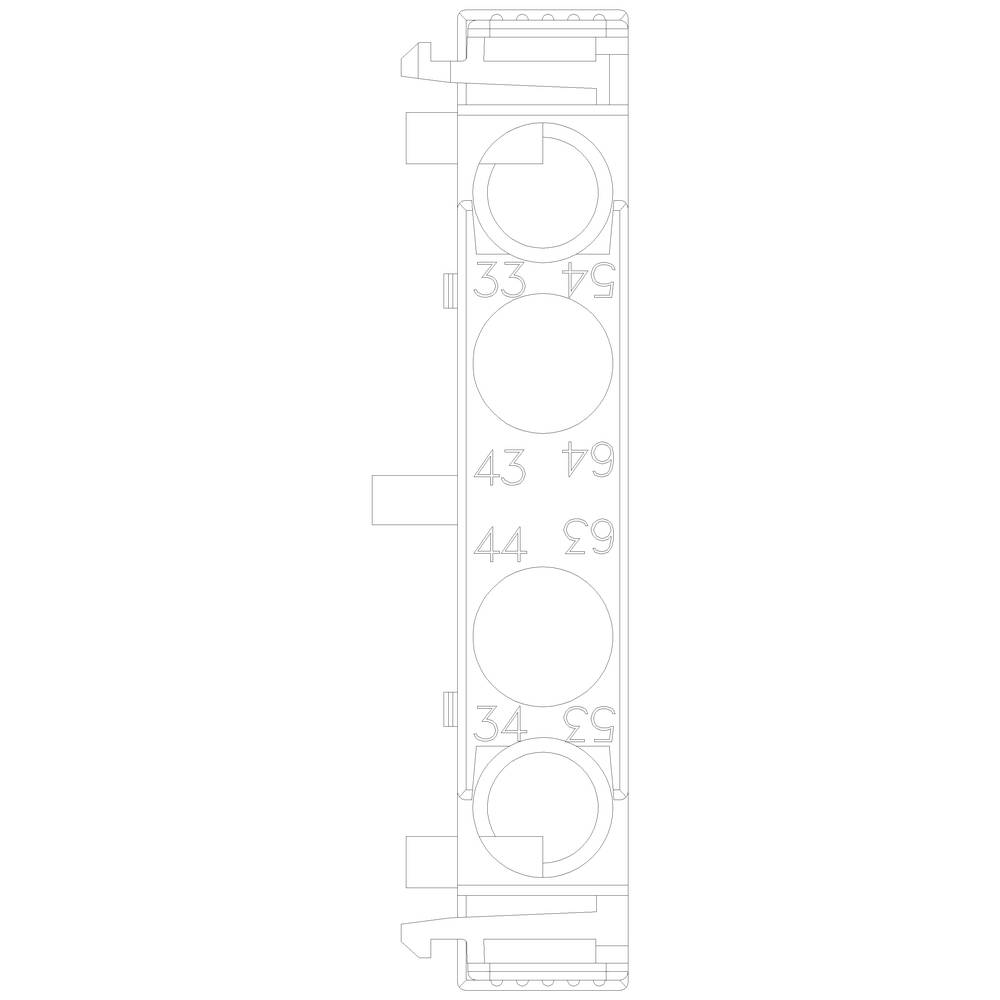Technische Zeichnung eines zylindrischen Teils mit nummerierten Positionsmarkierungen von 33 bis 74; Details einer mechanischen Komponente.