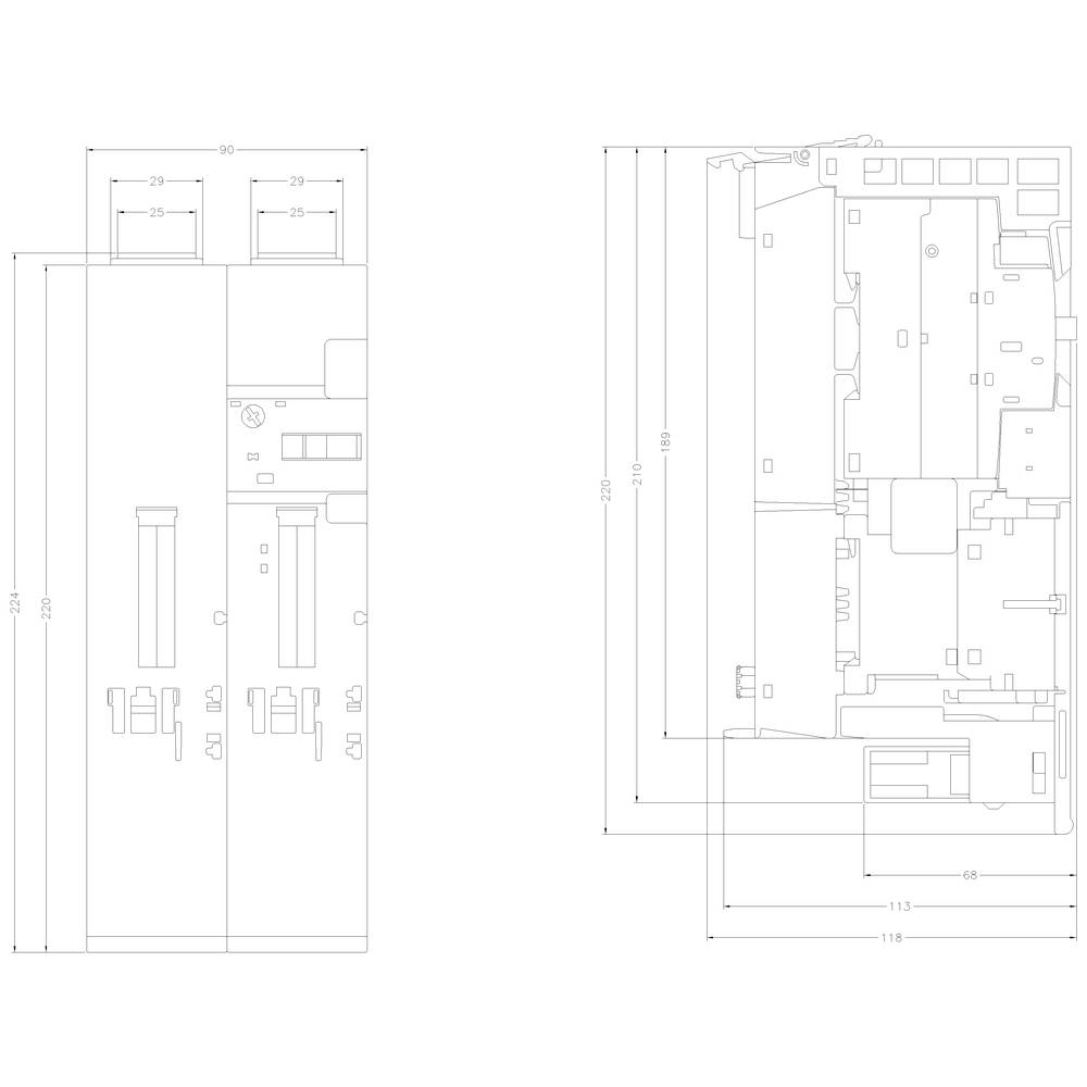 Siemens 3RK1301-0DB00-0AA2 Motorstarter Motorleistung bei 400 V 0.09 kW 400 V