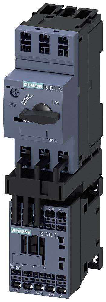 Siemens 3RA2110-1BE15-1AP0 3RA21101BE151AP0 Verbraucherabzweig Motorleistung bei 400V 0.75kW 690V Nennstrom 1.9A