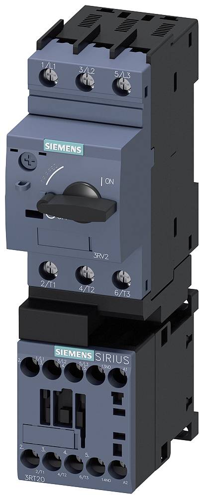 Siemens 3RA2110-1CA15-1AP0 3RA21101CA151AP0 Verbraucherabzweig Motorleistung bei 400V 0.75kW 690V Nennstrom 1.9A