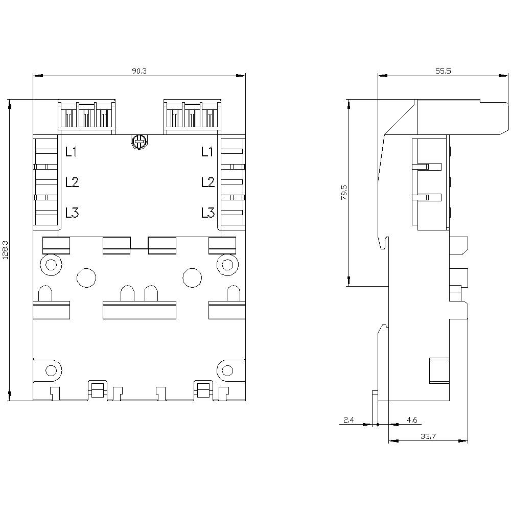 Siemens 3RV2917-4A Sammelschiene 1 St. (B x H x T) 91.4 x 129 x 58.5mm