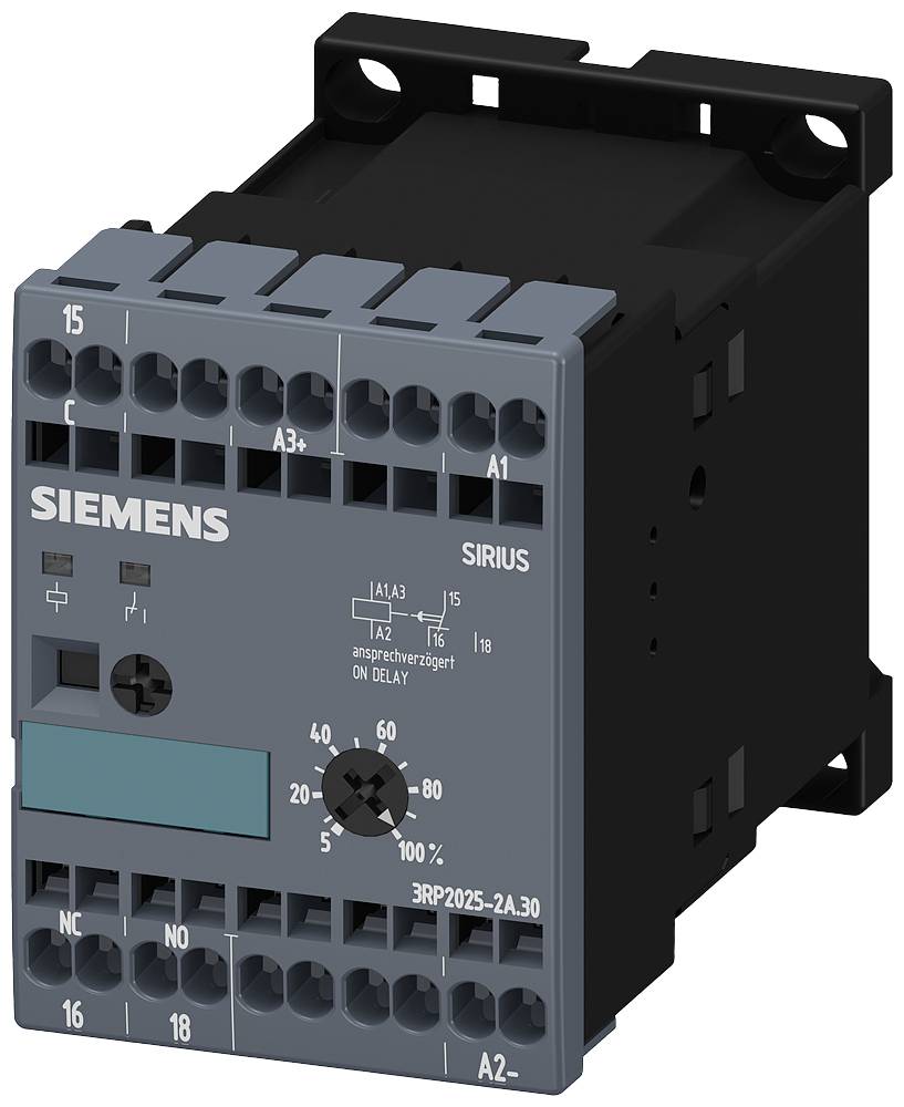Siemens 3RP20252AQ30 3RP2025-2AQ30 Zeitrelais 24V 1St.