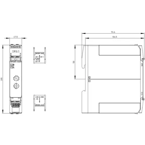 Siemens 3RP25251AW30 3RP2525-1AW30 Zeitrelais 1 St. Siemens 3RP25251AW30 3RP2525-1AW30 Zeitrelais 1 St.