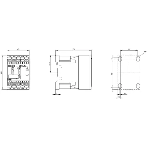 Siemens 3RT2018-2AN22 Schütz 3 Schließer 690 V/AC 1St. Siemens 3RT2018-2AN22 Schütz 3 Schließer 690 V/AC 1St.